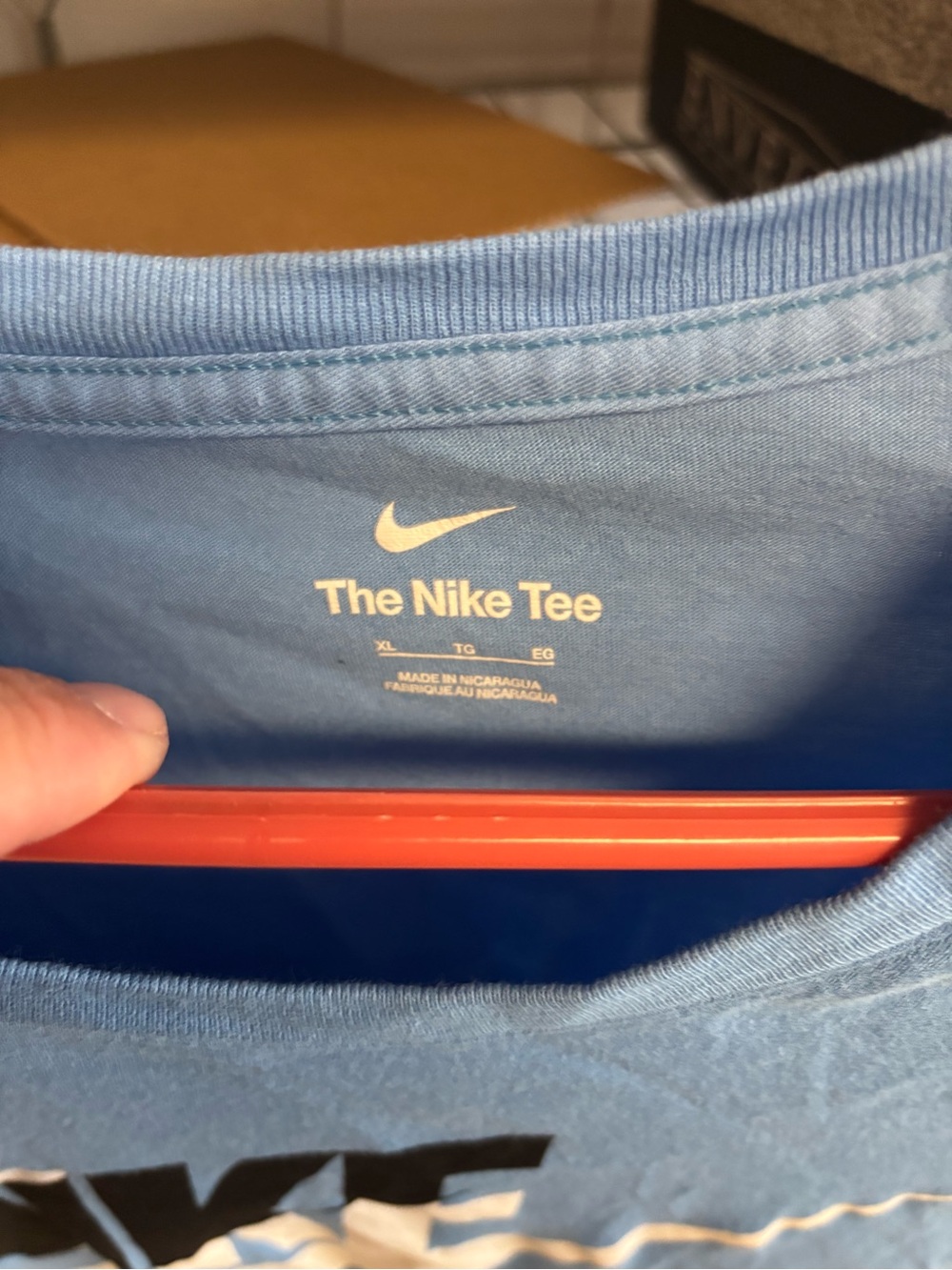 Carolina Blue Nike Tee-XL - Picture 2 of 3